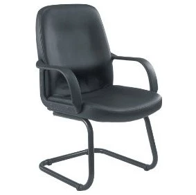 Canasta Leather Look Visitor Chair 3 Canasta Leather Look Visitor Chair