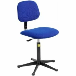 Static Dissipative Fabric Chair With Glides