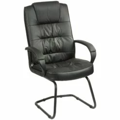 Acadia Enviro Leather Cantilever Chair