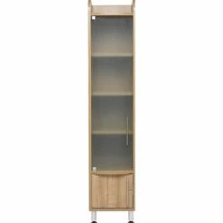 Trilogy Tall Narrow Glass Cupboard