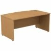 Alpha Plus Panel End Bow Front Rectangular Desk 1 Alpha Plus Panel End Bow Front Rectangular Desk -EQUIP4WORK Sales 014620