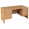 NEXT DAY Solar Rectangular Panel End Desks With Double Fixed Pedestals -EQUIP4WORK Sales 017942