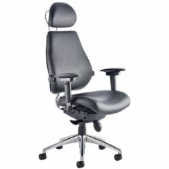 Vital 24Hr Ergonomic Plus Enviro Leather Chair With Headrest