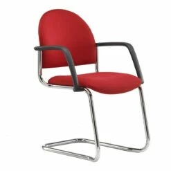 Pledge Arena Rounded Back Cantilever Conference Chair