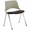 Pledge La Kendo Upholstered Stackable 4 Leg Conference Chair -EQUIP4WORK Sales 029590