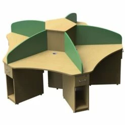 5 Person Cluster Workstations