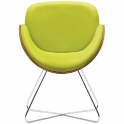 Pledge Spirit Tub Chair With Wooden Shell & Wire Frame