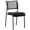Victoria Black Frame Chair No Arms -EQUIP4WORK Sales 030831