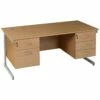 Solar Cantilever Rectangular Desks With Double Fixed Pedestals 2 Solar Cantilever Rectangular Desks With Double Fixed Pedestals -EQUIP4WORK Sales 032349