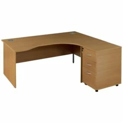 Solar Panel End Ergonomic Desk With Desk High Pedestal