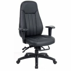 Triton 24 Hour Leather Faced Task Chair
