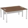 Presence Compact Rectangular Double Bench Desks 2 Presence Compact Rectangular Double Bench Desks -EQUIP4WORK Sales 033583
