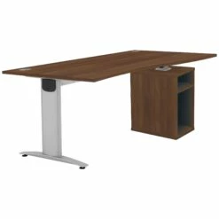Protocol IBeam Wave Desk With Open Pedestal
