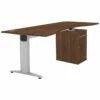 Protocol IBeam Double Wave Desk With Cupboard Pedestal -EQUIP4WORK Sales 034164