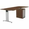 Protocol IBeam Double Wave Desk With Tambour Pedestal -EQUIP4WORK Sales 034166