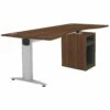 Protocol IBeam Double Wave Desk With Open Pedestal -EQUIP4WORK Sales 034171
