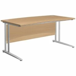 NEXT DAY Gravity Standard Cantilever Double Wave Bow Desk