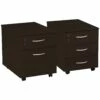 Next Day Eclipse Black Mobile Pedestals 2 Next Day Eclipse Black Mobile Pedestals -EQUIP4WORK Sales 036048