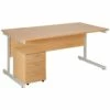 Commerce II Rectangular Desks With Mobile Pedestal -EQUIP4WORK Sales 036418