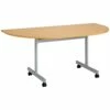 Commerce II Semi Circular Flip Top Tables -EQUIP4WORK Sales 042346