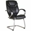 Fiji Leather Faced Visitor Chair -EQUIP4WORK Sales 052757