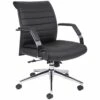 Identity Medium Back Leather Manager Chair 1 Identity Medium Back Leather Manager Chair -EQUIP4WORK Sales 053056