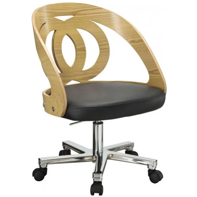 Spectrum Oak Real Wood Veneer Office Chair 3 Spectrum Oak Real Wood Veneer Office Chair