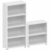 Commerce II White Office Bookcases 2 Commerce II White Office Bookcases -EQUIP4WORK Sales 055802
