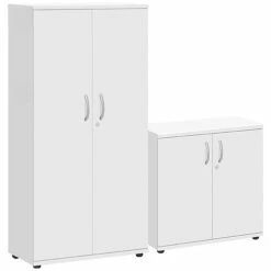 Commerce II White Office Cupboards