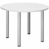 Commerce II White Round Meeting Tables -EQUIP4WORK Sales 055840