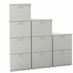 NEXT DAY Vogue Essential White Filing Cabinets