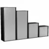 NEXT DAY Eclipse Essential Black Tambour Cupboards -EQUIP4WORK Sales 058089