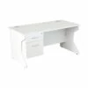NEXT DAY Karbon K4 Rectangular Panel End Desk With Single Fixed Pedestal 1 NEXT DAY Karbon K4 Rectangular Panel End Desk With Single Fixed Pedestal -EQUIP4WORK Sales 059651