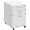 NEXT DAY Commerce II White Under Desk High Mobile Pedestal -EQUIP4WORK Sales 060024