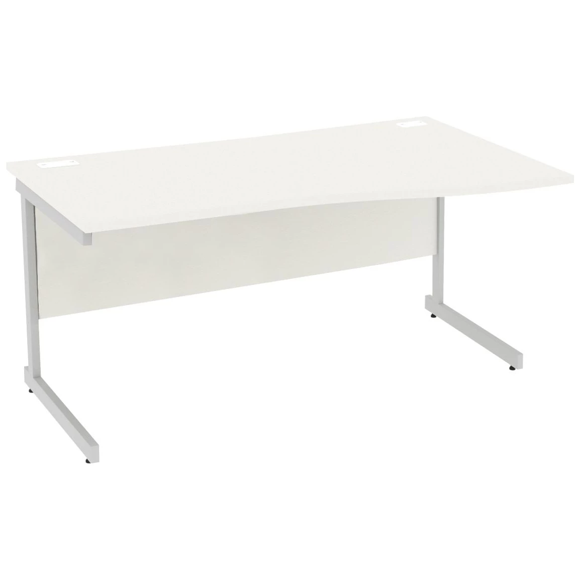 Next Day Vogue White Wave Cantilever Desks 3 Next Day Vogue White Wave Cantilever Desks
