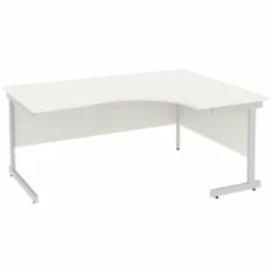 Next Day Vogue White Ergonomic Cantilever Desks