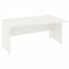 Next Day Vogue White Wave Panel End Desks -EQUIP4WORK Sales 061777