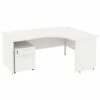 Next Day Vogue White Ergonomic Panel End Desks With Mobile Pedestal 1 Next Day Vogue White Ergonomic Panel End Desks With Mobile Pedestal -EQUIP4WORK Sales 061786