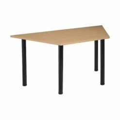 NEXT DAY Karbon Tubular Leg Trapezoidal Office Tables