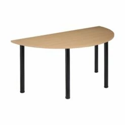 NEXT DAY Karbon Tubular Leg Semi Circular Office Tables