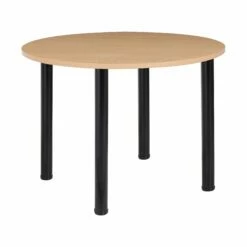 NEXT DAY Karbon Tubular Leg Circular Office Tables
