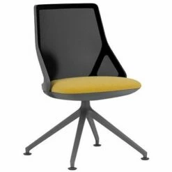 Pledge Cicero Medium Back Black Conference Chair
