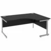 Next Day Eclipse Black Ergonomic Cantilever Desks -EQUIP4WORK Sales 063280