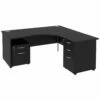 Next Day Eclipse Black Ergonomic Panel End Desks With Desk High & Mobile Pedestal -EQUIP4WORK Sales 063286