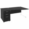 Next Day Eclipse Black Wave Cantilever Desks With Desk High Pedestal -EQUIP4WORK Sales 063302