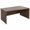 Malbec II Walnut Panel End Wave Desks -EQUIP4WORK Sales 066617