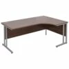 Malbec II Walnut Cantilever Ergonomic Desks -EQUIP4WORK Sales 066647