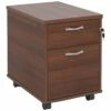 Malbec II Walnut Mobile Underdesk Pedestals -EQUIP4WORK Sales 066655