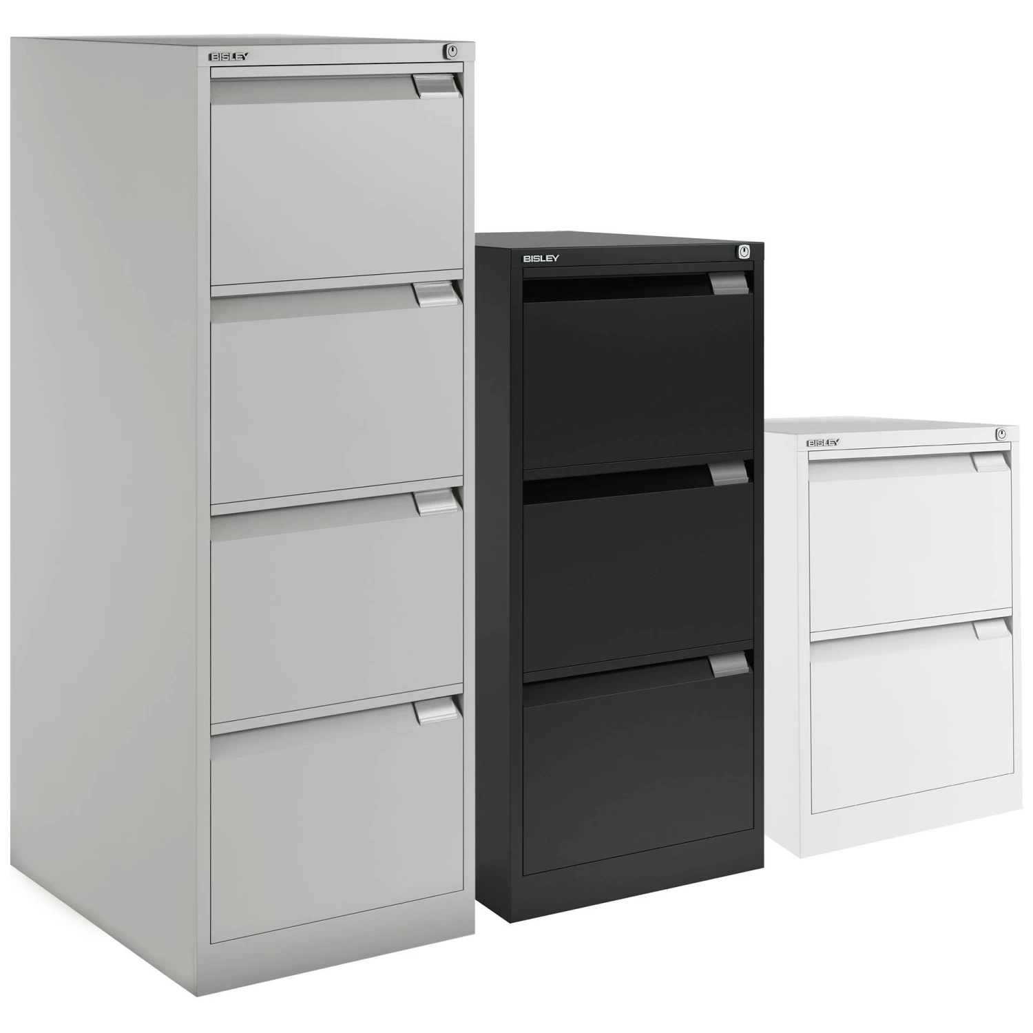 Bisley BS Filing Cabinets 3 Bisley BS Filing Cabinets