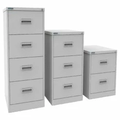 Silverline Midi Filing Cabinets